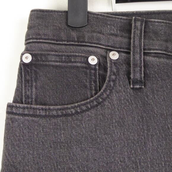 Madewell Jeans Womens SZ 28 Perfect Vintage Jean Tapered Leg Raw Hem High Rise - Picture 3 of 13